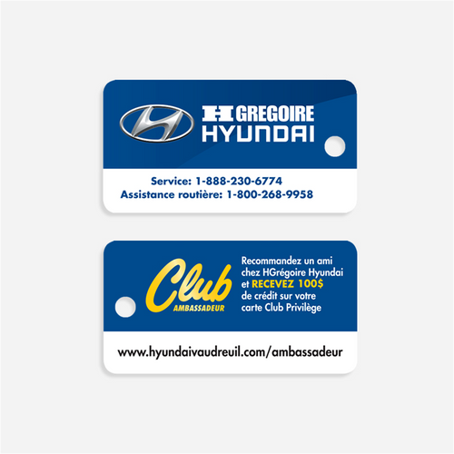 Porte-clés en PVC Club Ambassadeur | Hyundai