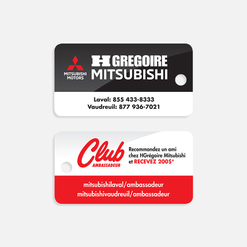 Porte-clés en PVC Club Ambassadeur | Mitsubishi