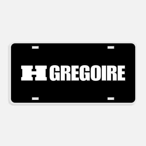 Plaque de véhicule | Groupe HGrégoire