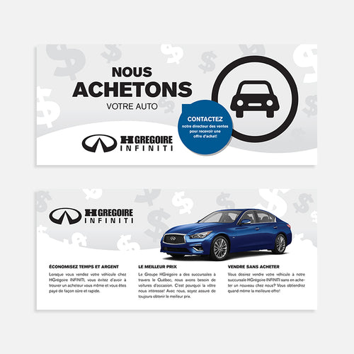 Coupon 'Nous achetons votre auto' | INFINITI