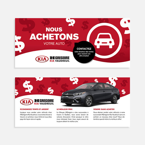 Coupon 'Nous achetons votre auto' | Kia