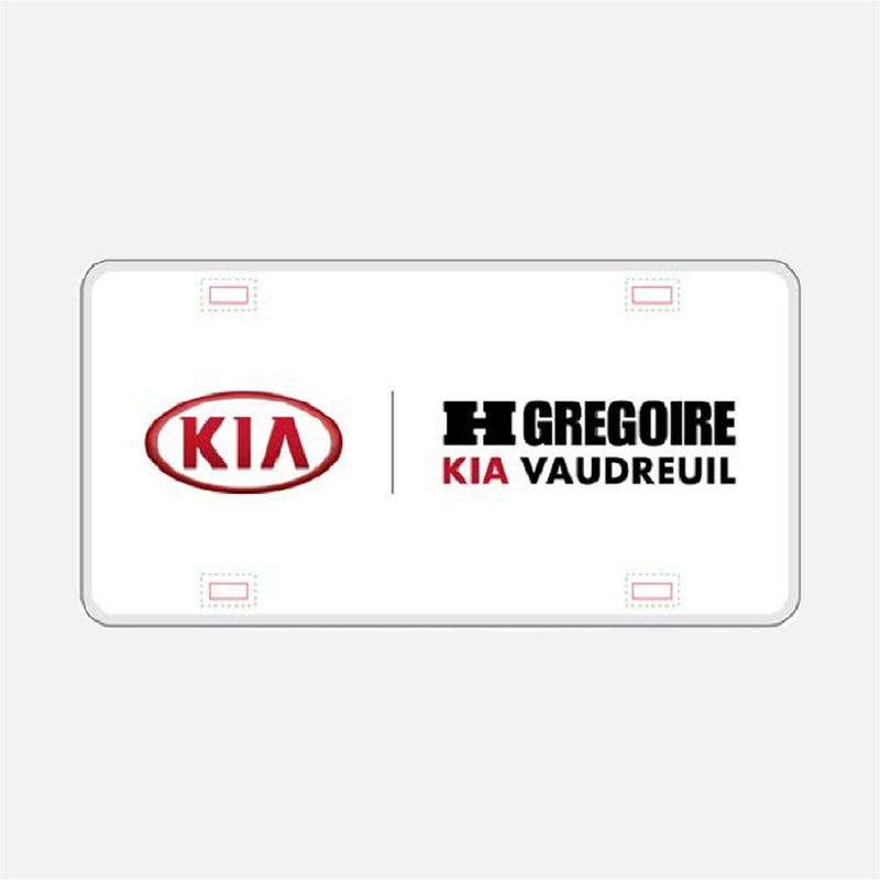 Plaque de véhicule | Kia