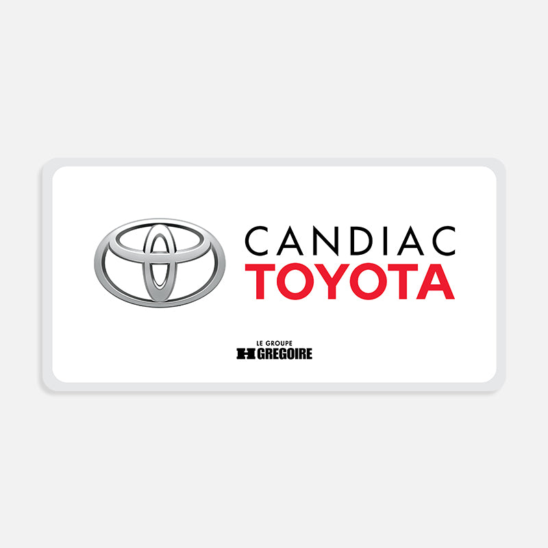 Plaque de véhicule | Toyota