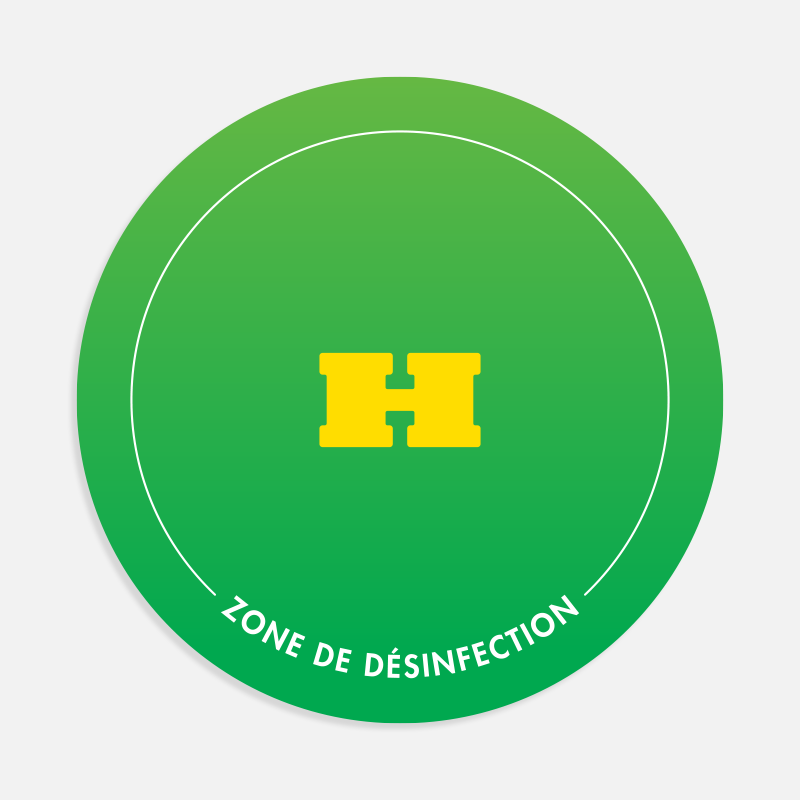 Zone de désinfection | Hgregoire
