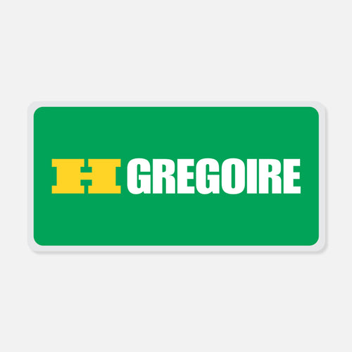 Plaque de véhicule | HGrégoire (B2A)